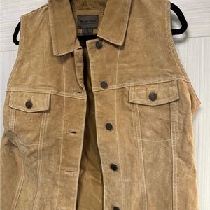 Vintage suede vest
